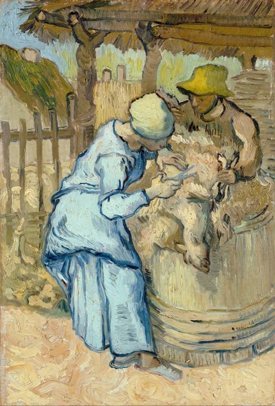 The Sheep-Shearer (after Millet) by Vincent van Gogh