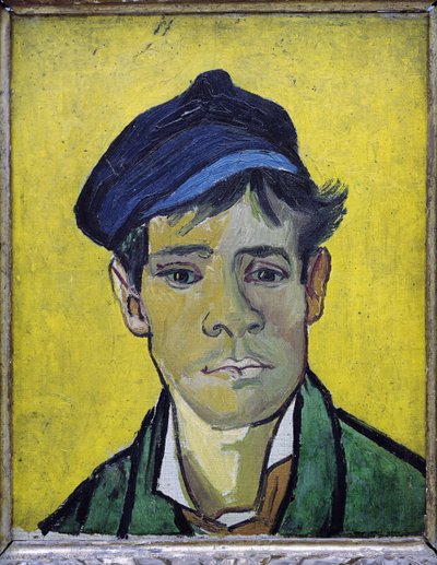 Young Man with Hat by Vincent van Gogh