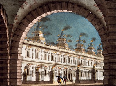 Set design for Il Pirata (The Pirate), opera by Vincenzo Bellini by Vincenzo Bellini