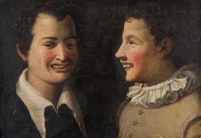 Two Boys Laughing by Vincenzo Campi