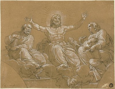 Christ in Glory with Saints by Vincenzo Camuccini