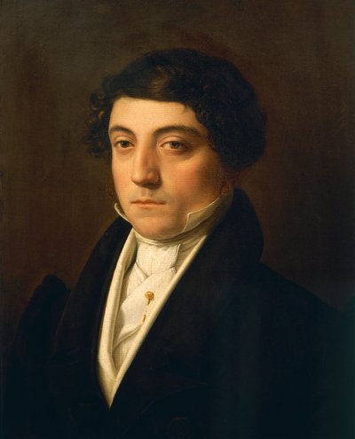 Portrait of Gioacchino Rossini, circa 1830 by Vincenzo Camuccini