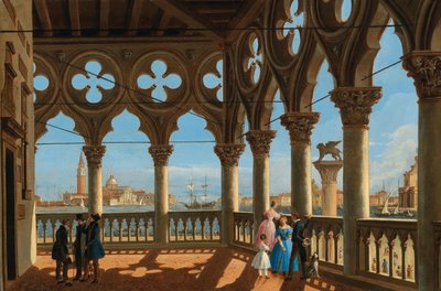 View of the Bacino di San Marco from the Loggia of the Palazzo Ducale, Venice by Vincenzo Chilone