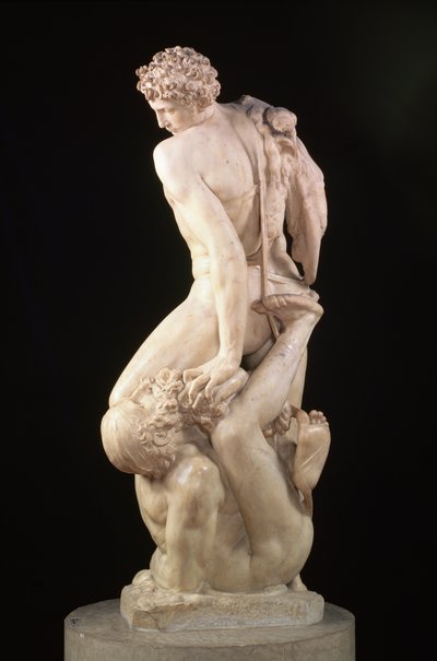 Honour conquering Deceit, 1561 (marble) by Vincenzo Danti