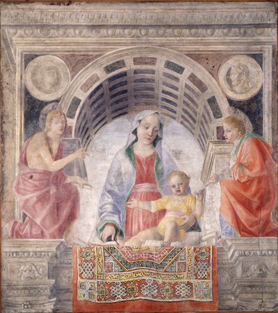 Madonna and Child and Saints John the Baptist and John the Evangelist by Vincenzo Foppa