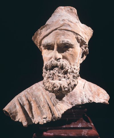 Domenico Morelli, by Vincenzo Gemito, Bust by Vincenzo Gemito