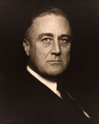 Portrait of Franklin D. Roosevelt by Vincenzo Laviosa by Vincenzo Laviosa