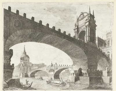 Two Bridges Over a River (Caprici di Scene Teatrali) by Vincenzo Mazzi