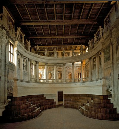 Renaissance Architecture: View of the Olympic Theatre by Vincenzo Scamozzi