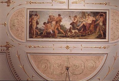 Pompeian Music Room Ceiling by Vincenzo Valdre
