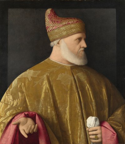 Portrait of the Doge, Andrea Gritti, c1530 by Vincenzo di Biagio Catena