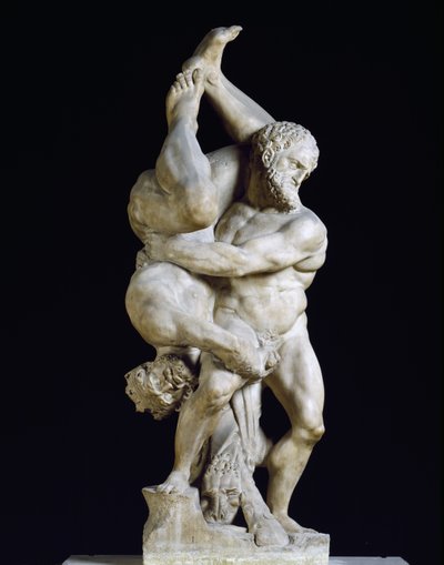 Hercules and Diomedes - The Wrestlers by Vincenzo di Raffaello de Rossi