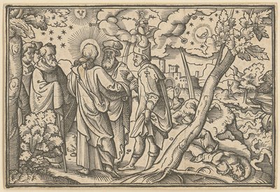 Christ Prophesies the Destruction of Jerusalem by Virgil Solis
