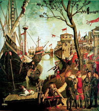 Arrival of Saint Ursula in Cologne During the Siege by the Huns The Legend of Saint Ursula by Vittore Carpaccio