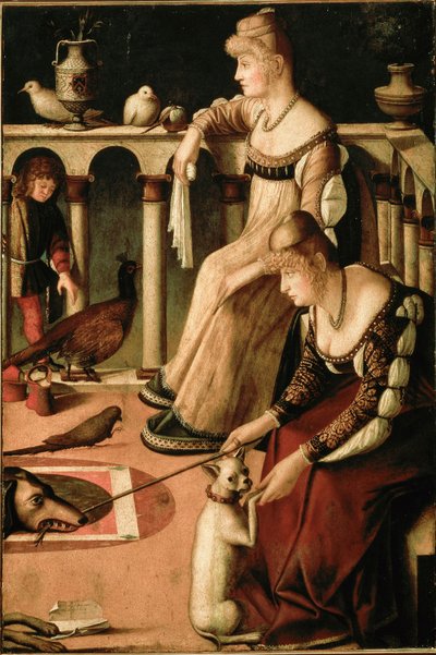 Two Venetian Women by Vittore Carpaccio