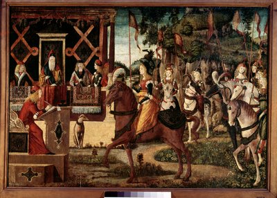 Embassy of Hippolyte, Queen of the Amazons in Theseus, King of Athens by Vittore Carpaccio