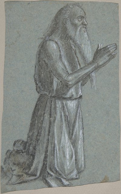Saint Jerome (recto), Soldier with a Spear (verso) by Vittore Carpaccio