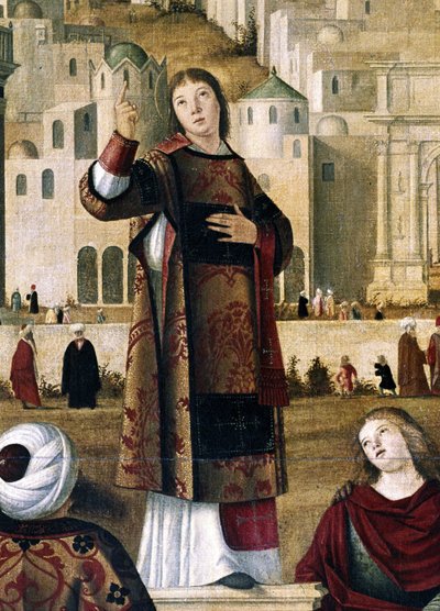 Saint Stephen (detail from 