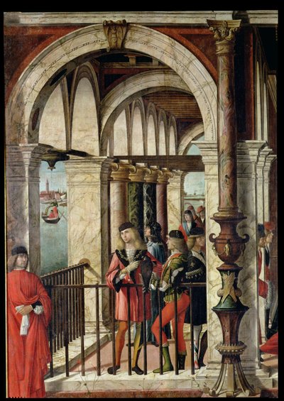 The Arrival of the English Ambassadors (detail) by Vittore Carpaccio