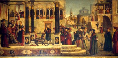 The Miracle of St Tryphonius by Vittore Carpaccio