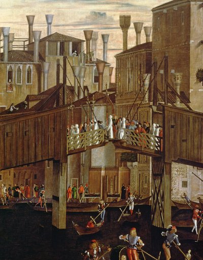 The Miracle of the Relic of the Holy Cross: (detail) by Vittore Carpaccio