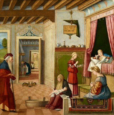 The Nativity of the Blessed Virgin Mary by Vittore Carpaccio