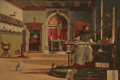 Vision of St Augustine by Vittore Carpaccio