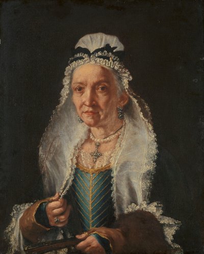 Portrait of an Old Lady by Vittore Ghislandi (circle of)