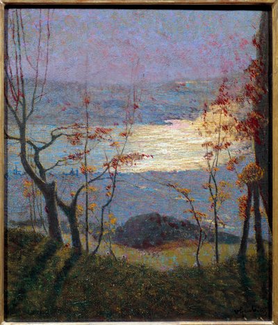 Morning. Autumn Landscape with Trees by Vittore Grubicy de Dragon