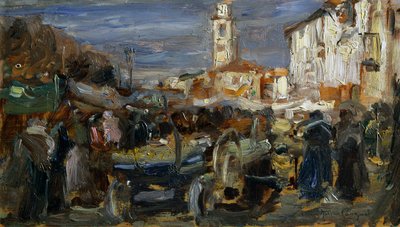Impression of the Festival of Godega by Vittorio Antonio Cargnel