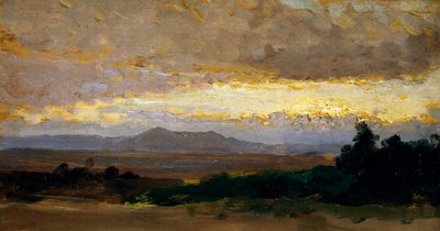 Landscape by Vittorio Avondo