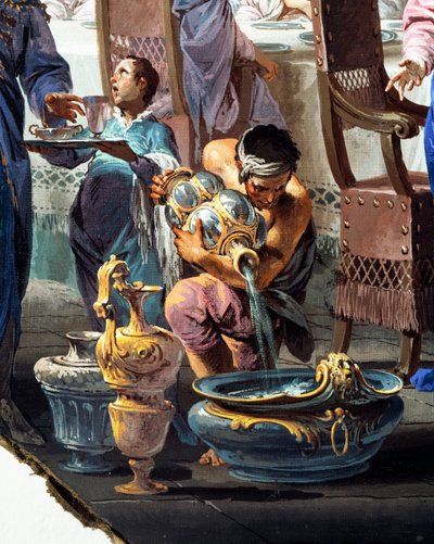 Marriage at Cana (Detail) by Vittorio Maria Bigari