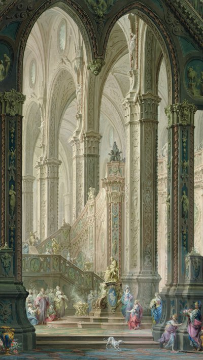 Salomon Burning Incense Before the Idols by Vittorio Maria Bigari