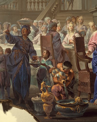 Wedding at Cana by Vittorio Maria Bigari (detail) by Vittorio Maria Bigari