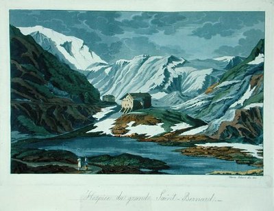 The Grand St. Bernard Hospice in Switzerland, from 