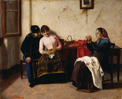 The Suitor by Vittorio Reggianini