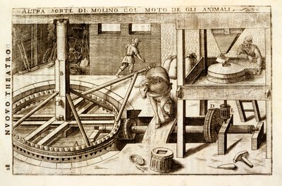Horse-Driven Milling Machine by Vittorio Zonca