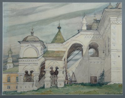 The Trinity Church in Solikamsk, 1909 by Vladimir Alexandrovich Plotnikov