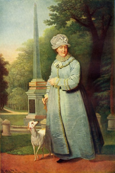 Portrait of Katherine II in the Tsarskoye Selo Park by Vladimir Borovikovsky