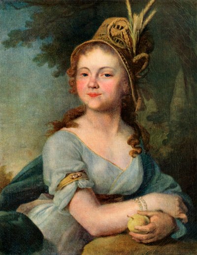 Portrait of V. I. Arsenyeva, mid-1790s, 1939 by Vladimir Borovikovsky