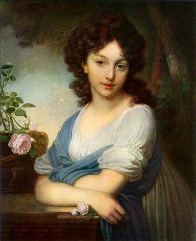 Portrait of Yelena Alexandrovna Naryshkina, 1799 by Vladimir Borovikovsky