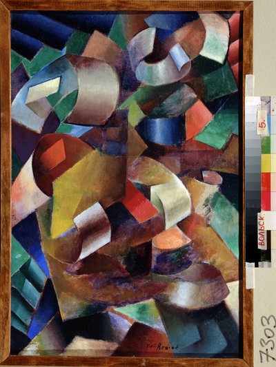 Colour Composition, Late 1910 by Vladimir Davidovich Baranov Rossine