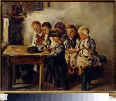 Waiting for Teacher by Vladimir Egorovic Makovsky