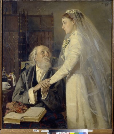 Before the Wedding. Farewell by Vladimir Egorovic Makovsky