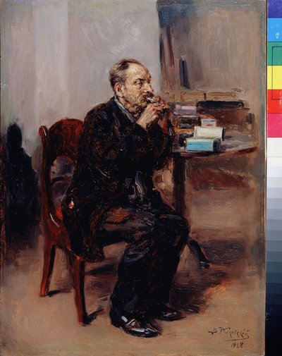 Tobacco Tasting by Vladimir Egorovic Makovsky