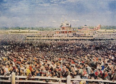 Khodynka Field on 18 May 1896 by Vladimir Egorovic Makovsky