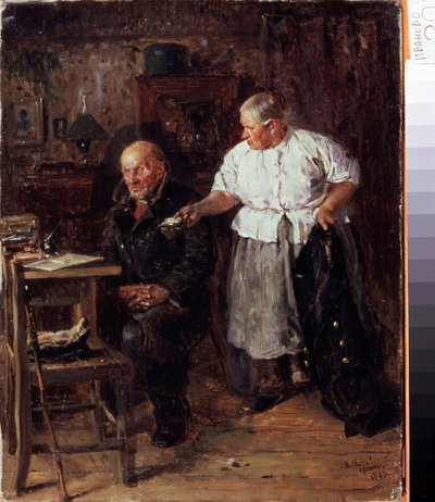 The Scolding by Vladimir Egorovic Makovsky