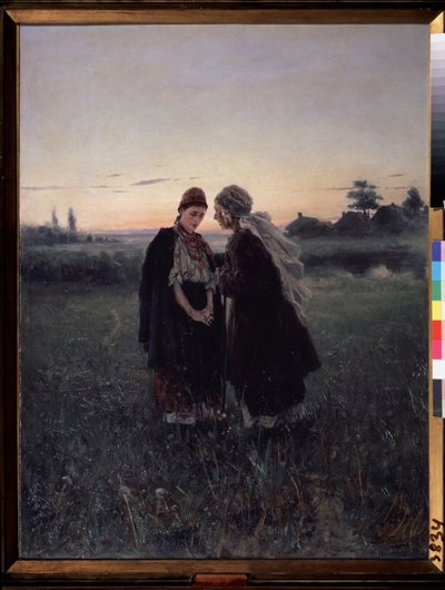 Mother and Daughter by Vladimir Egorovic Makovsky
