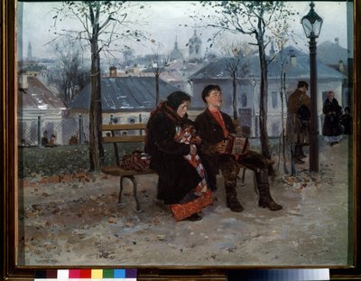On the Boulevard by Vladimir Egorovic Makovsky