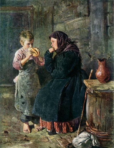 The Meeting of Mother and Son by Vladimir Egorovic Makovsky